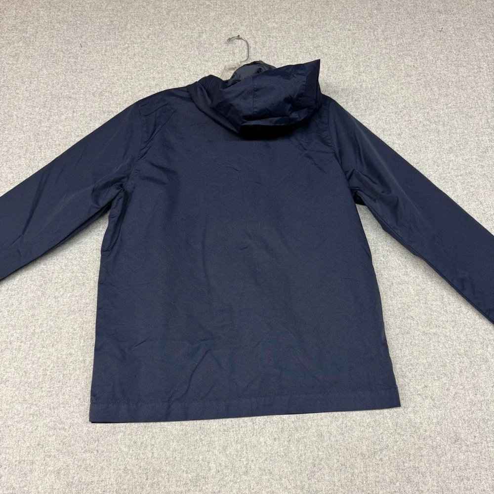 The Children's Place Hooded Utility Jacket XL 14 Navy Blue Nylon Windbreaker